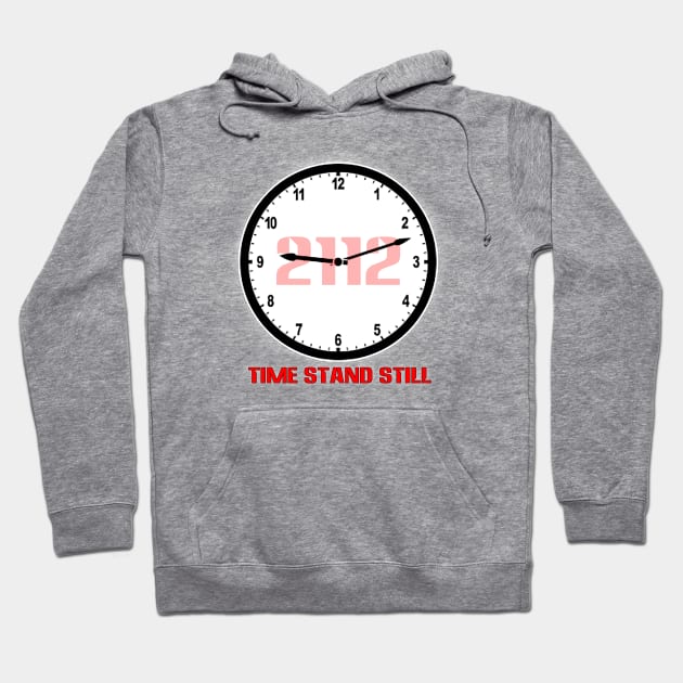 2112 Time Stand Still Rush Band Hoodie TeePublic